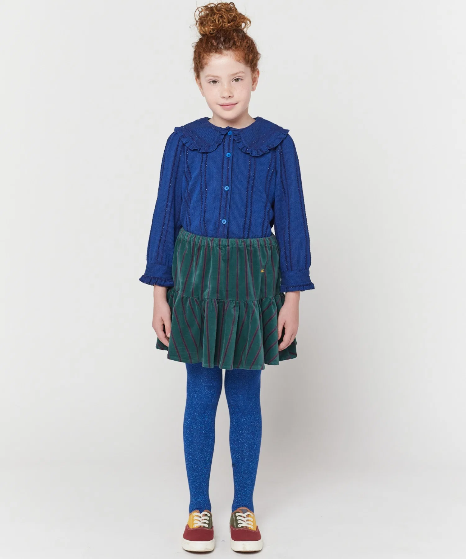 Детская юбка BOBO CHOSES B.C STRIPED RUFFLE SKIRT — фото 2