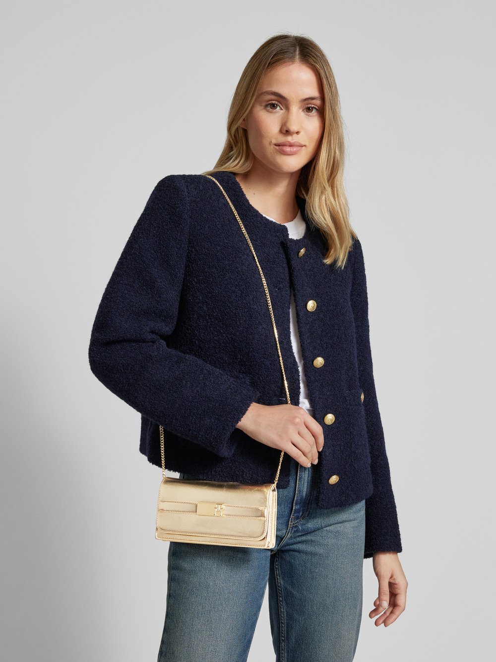 

Клатч с этикеткой, модель 'HERITAGE' Tommy Hilfiger, золотой