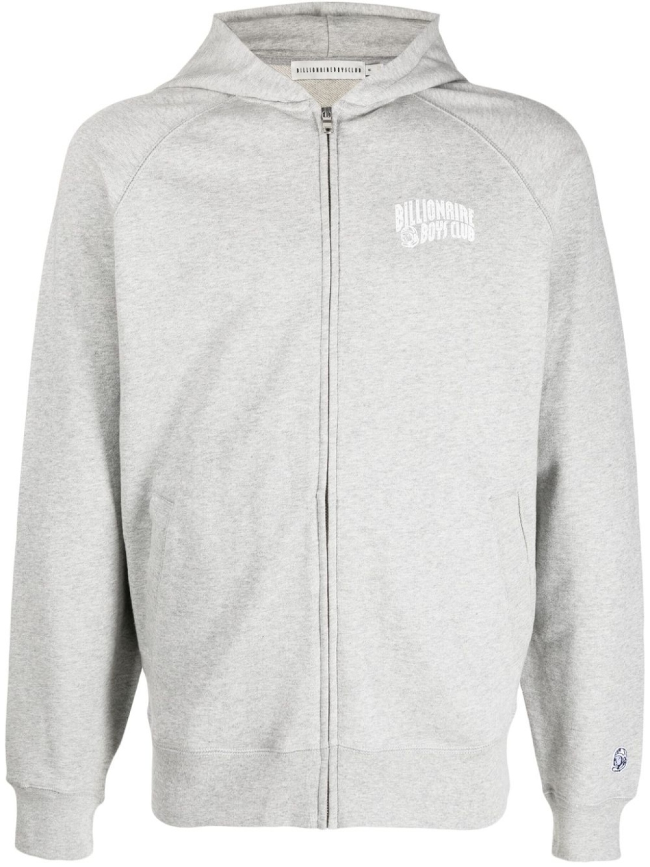 

Billionaire Boys Club худи на молнии с логотипом, серый