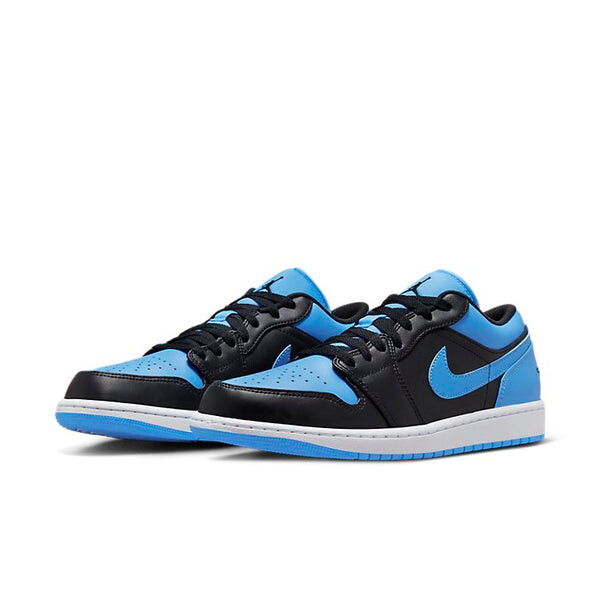 Кроссовки Air Jordan 1 Low 'Black University Blue', черный — фото 2
