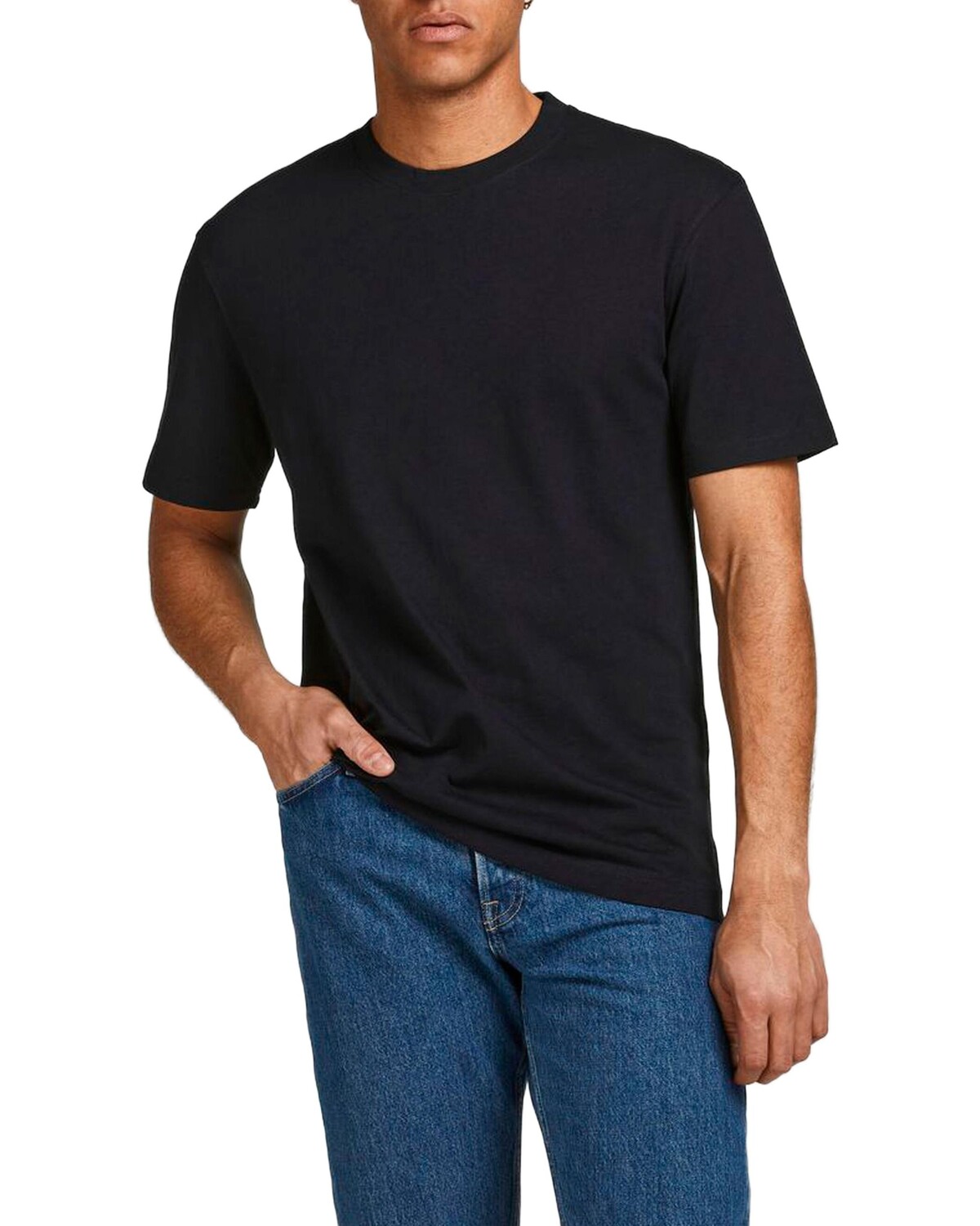 

Футболка мужская Jack & Jones однотонная, черный