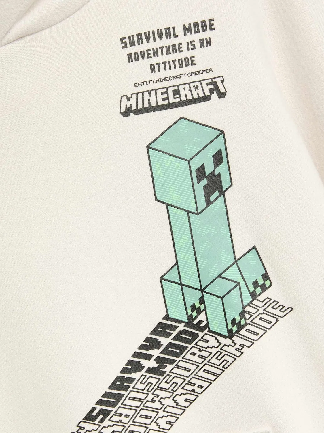 Толстовка Marks & Spencer Minecraft, бежевый — фото 3