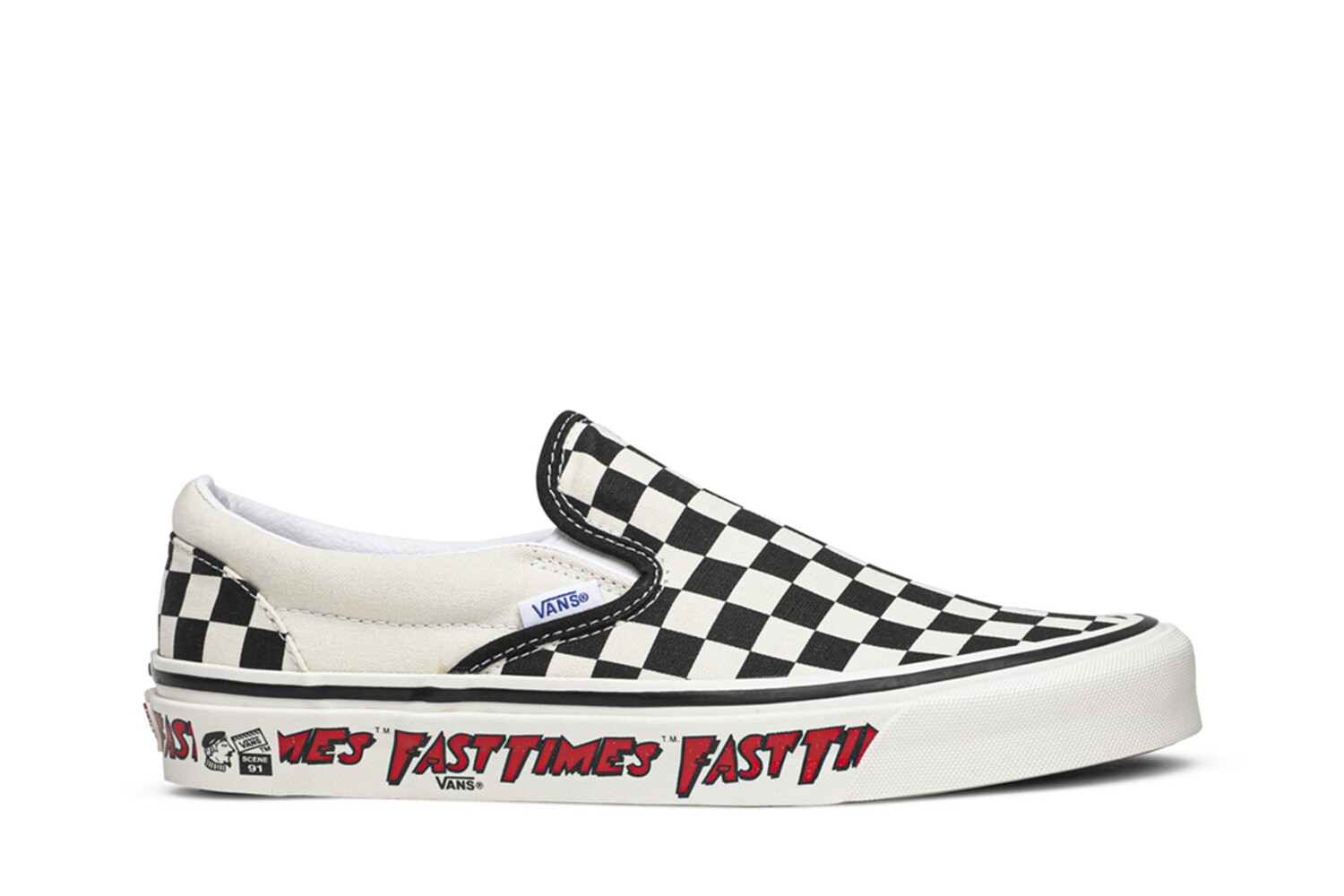 

Слипоны Fast Times x Classic 98 DX Vans, кремовый