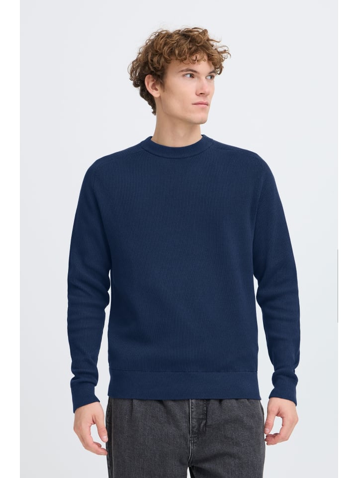 

CASUAL FRIDAY Вязаный свитер CFNordin синего цвета