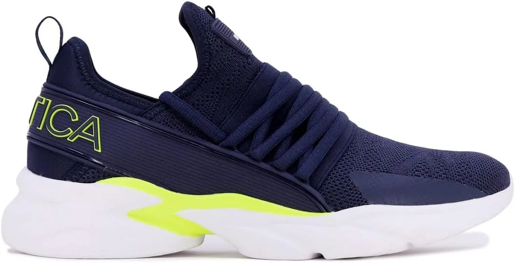 Кроссовки Nautica Herren El018070za, Navy Lime Newton — фото 2