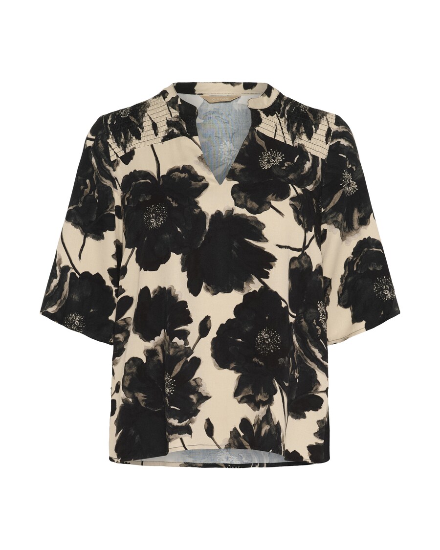 

Блуза CULTURE CUrachel Elitha, слоновая кость/черный