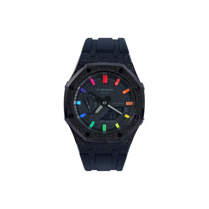 

CASIO Часы Men Liquid Crystal/Analog Dual Display Series Black Watch