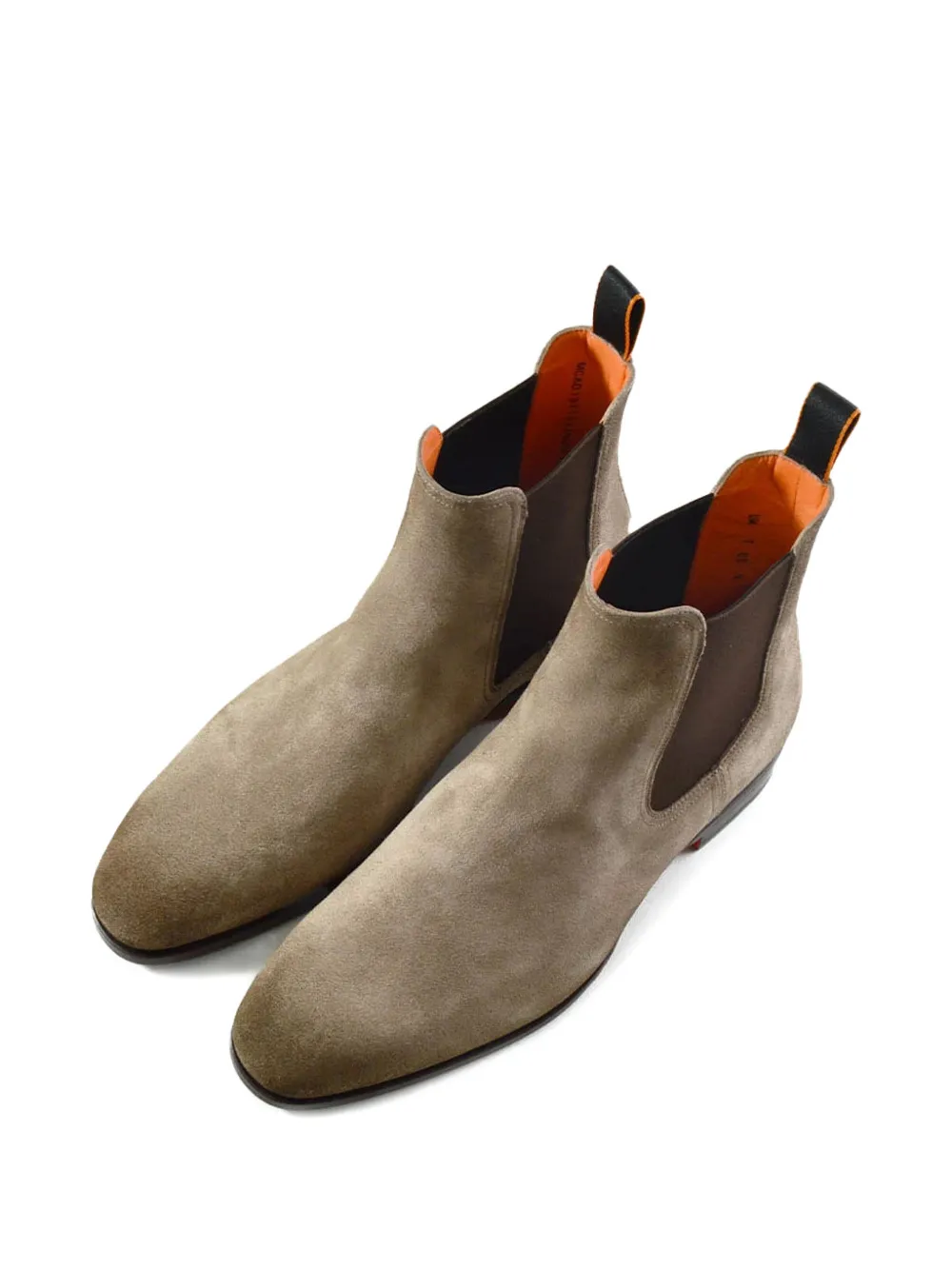 Челси-ботинки Archerboot с петлей для натягивания Santoni, бежевый — фото 2