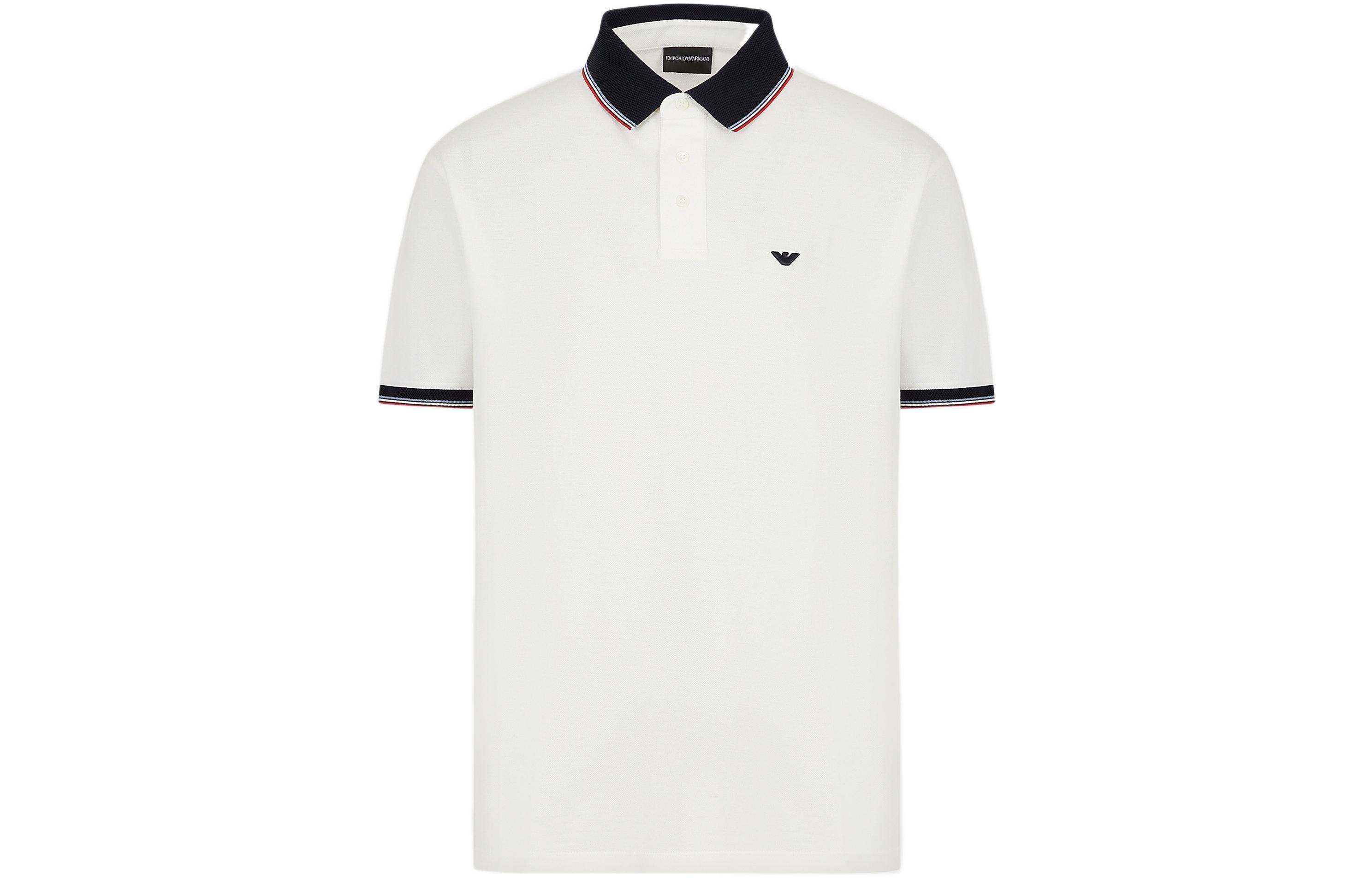 EMPORIO ARMANI SS23 Polo Shirt Men's Ecru — фото 3