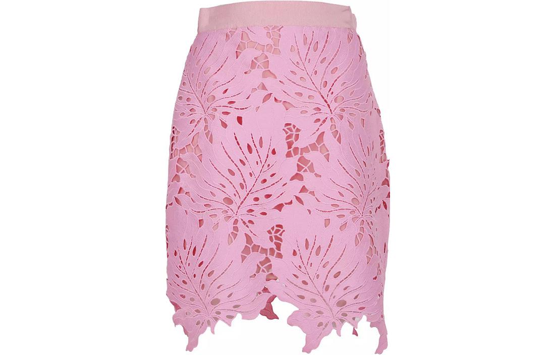 

MSGM Повседневная длинная юбка женская розовая