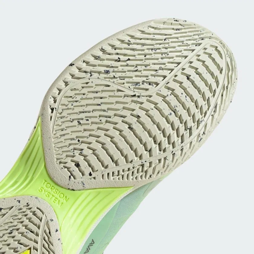 Кроссовки теннисные Adidas Avacourt 2.0, Green Spark/Black/Lucid Lemon — фото 2