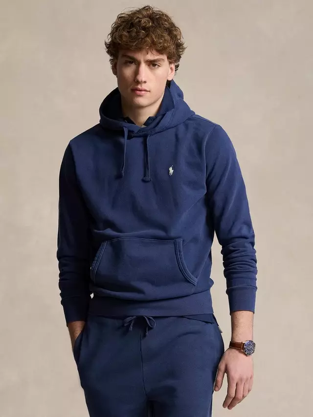 

Худи Ralph Lauren Polo Ralph Lauren Loopback Cotton, цвет cruise/navy