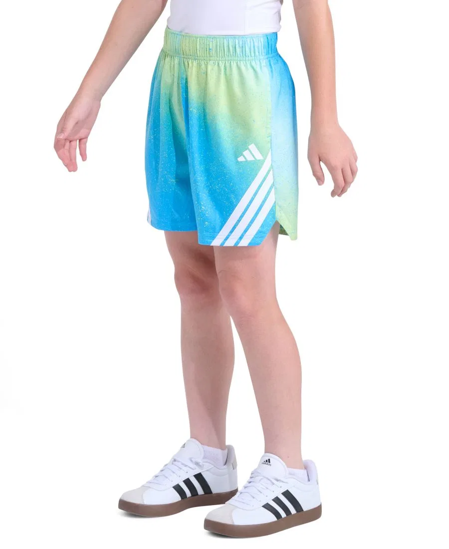 Детские шорты-надеватели (8-20 лет) Adidas, синий/желтый — фото 2