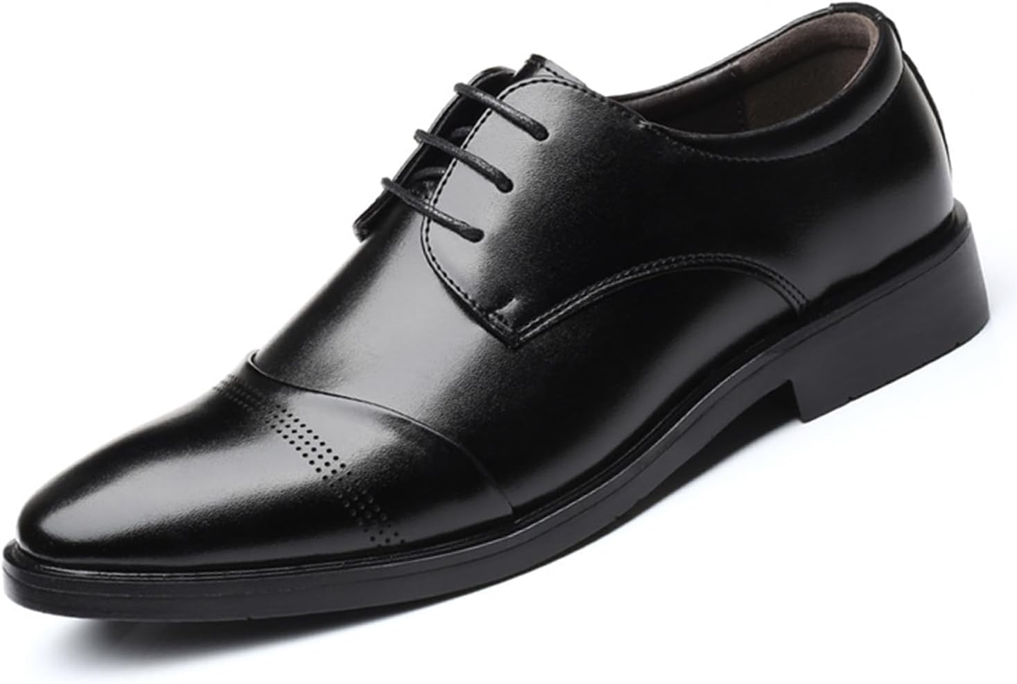 

Мужские деловые туфли KYOESCAI, туфли, элегантные шнурованные броги, дерби, оксфорды для вечера, формы, свадьбы и вечеринок, черный