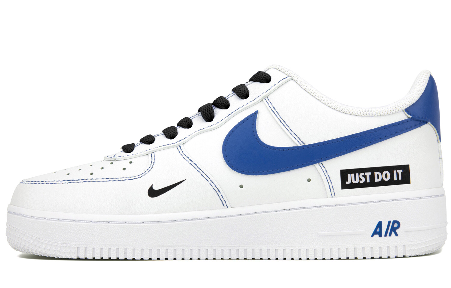 

Кроссовки Air Force 1 для скейтбординга унисекс с низким верхом Nike, черный/белый/синий