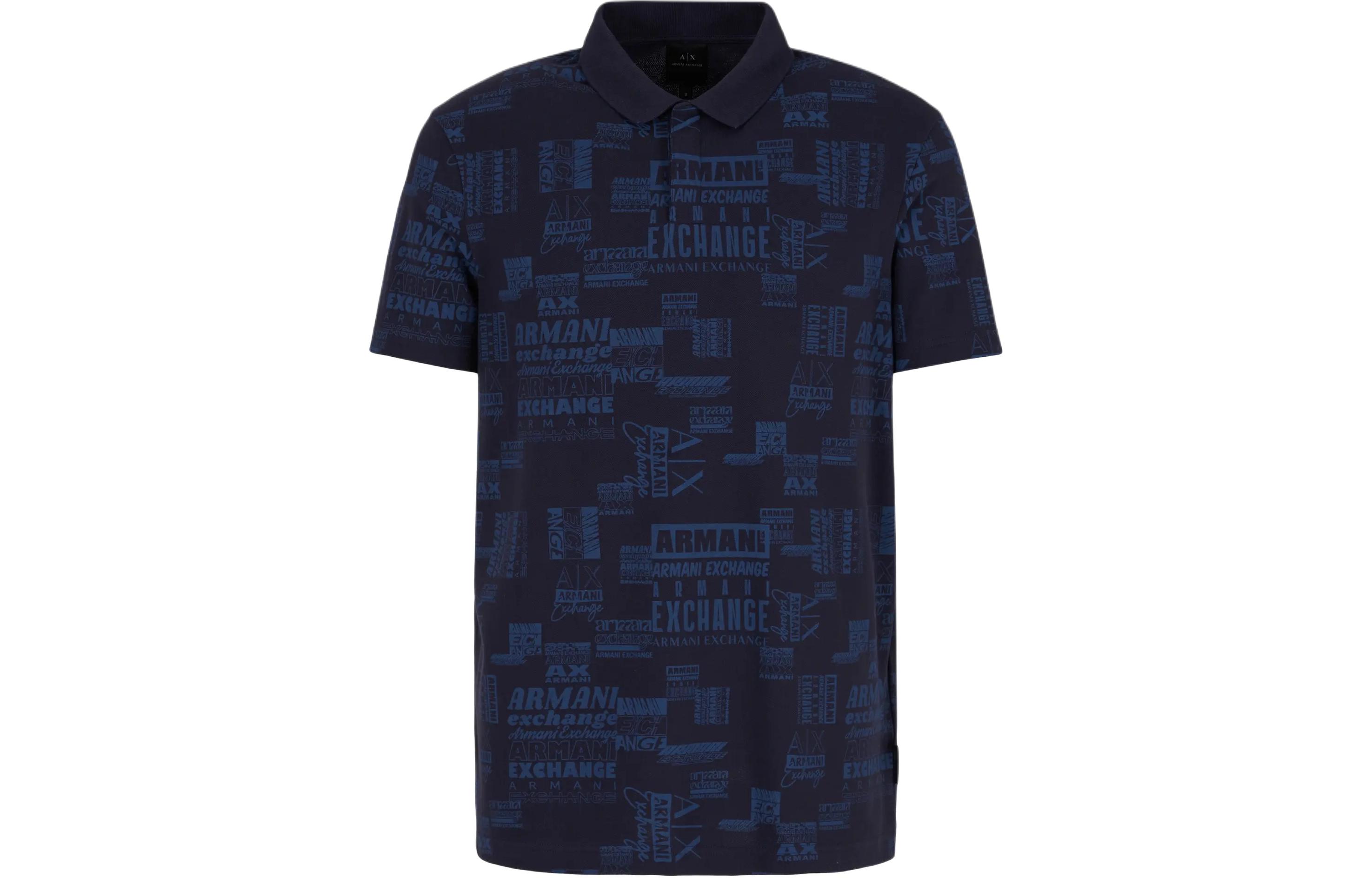

Футболка поло мужская SS24 ARMANI EXCHANGE, экрю