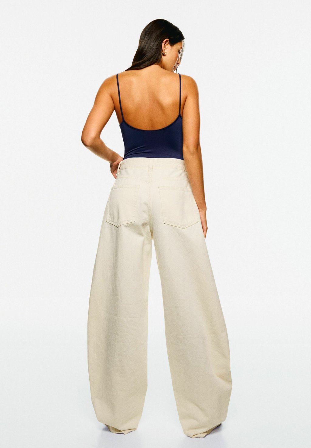 

Топ STRAPPY Bershka, цвет Royal Blue
