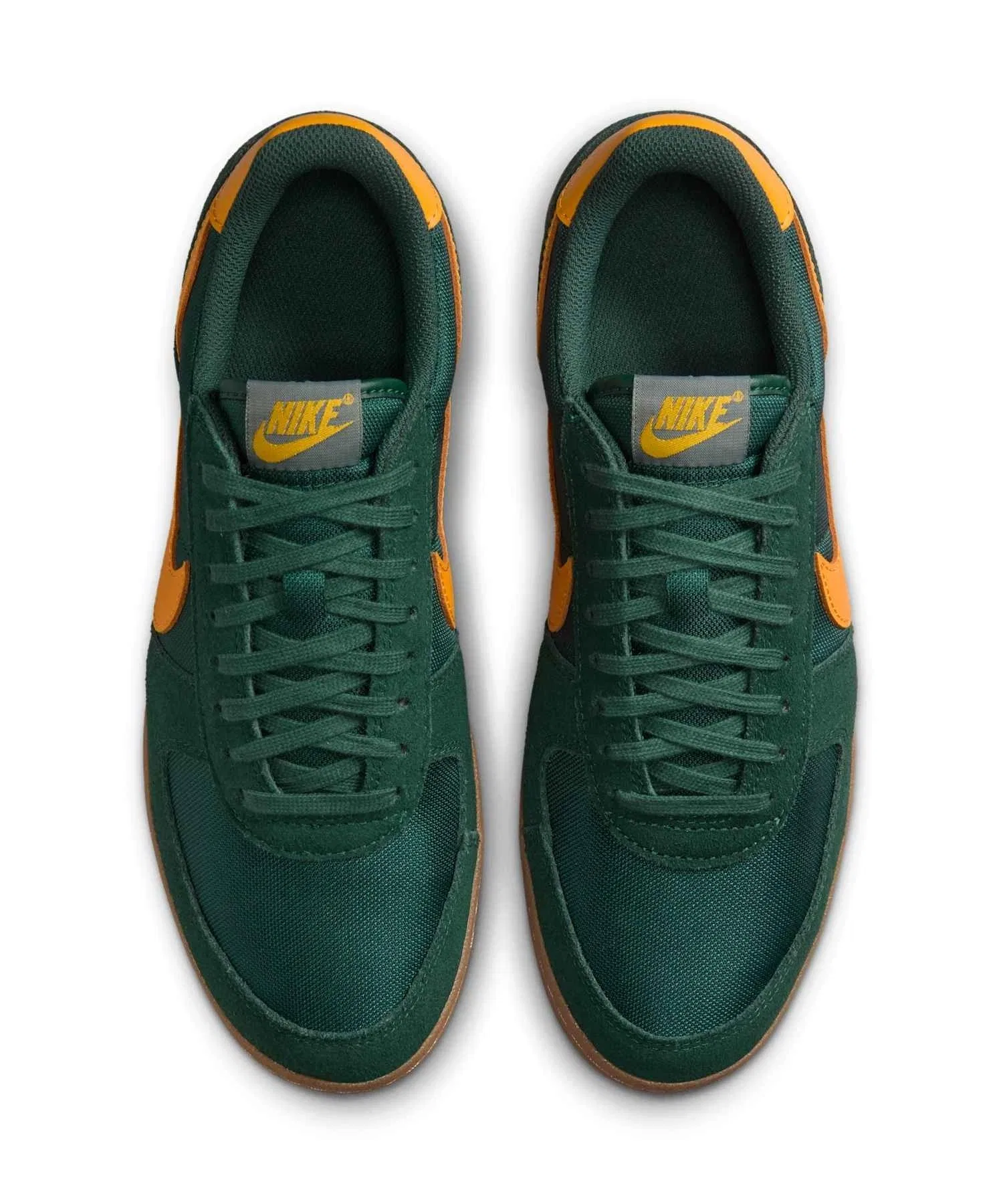Мужские кроссовки Nike Field General из замши зелёные — фото 4