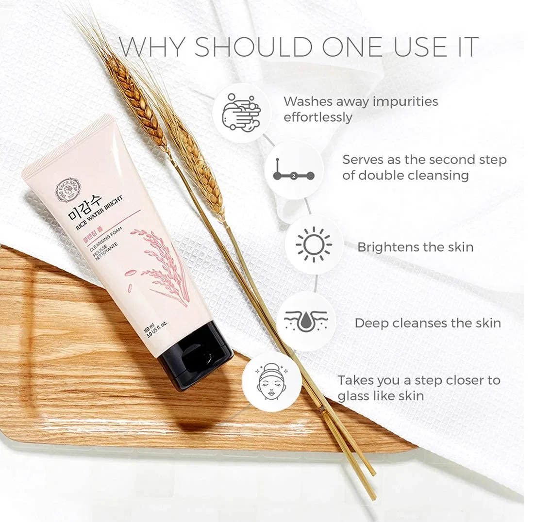 Набор пенки для умывания «Rice Water Bright Cleansing Foam» от TheFaceShop The Face Shop — фото 3