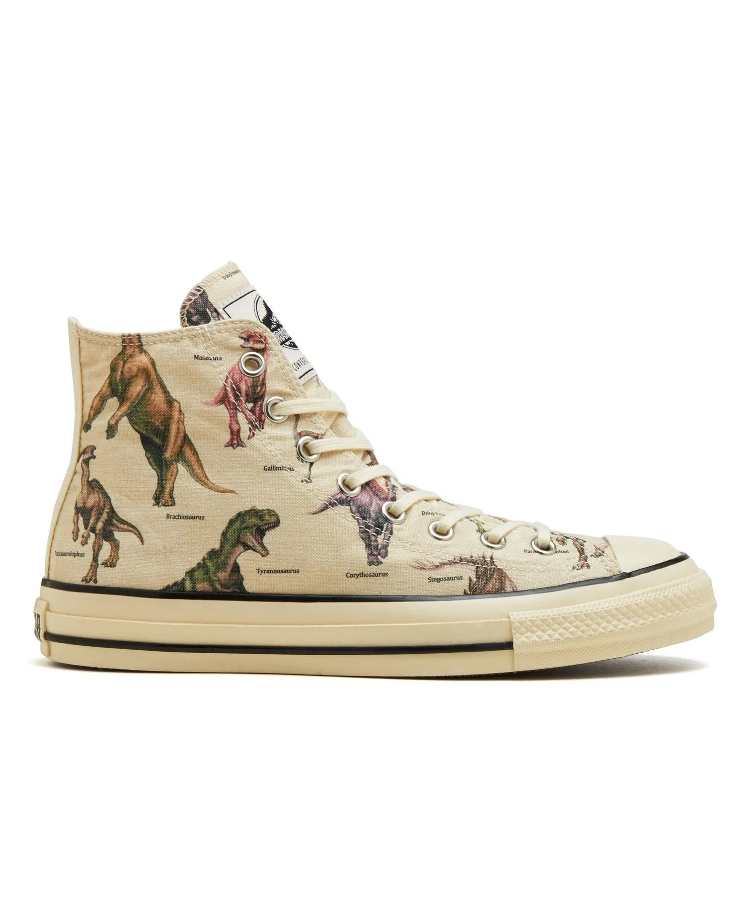 Унисекс кеды с принтом динозавров ALL STAR AGED DP HI CONVERSE разноцветные — фото 2