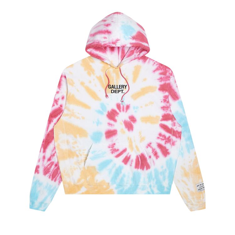 

Худи Gallery Dept. Marina Tie Dye Hoodie Multicolor, разноцветный