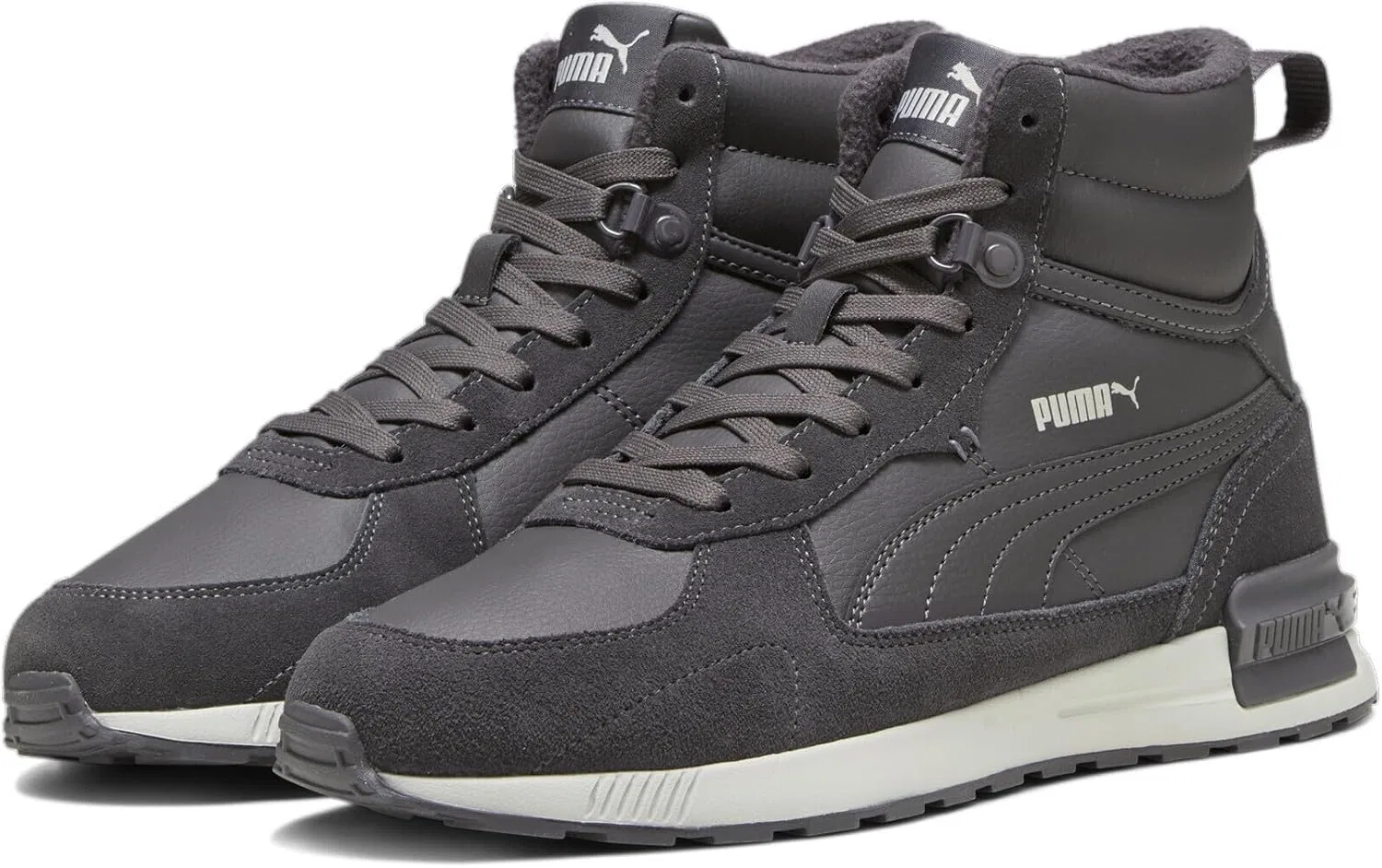 Мужские кроссовки PUMA Graviton Mid, темно-серый (Dark Coal Ash Gray)