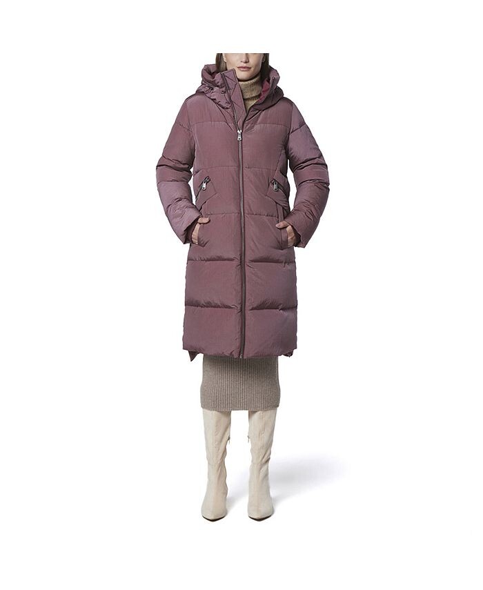 

Женская переливающаяся парка Palma Andrew Marc Black Label, розовый