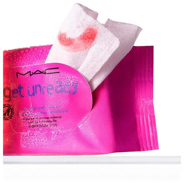 Влажные салфетки для снятия макияжа Get Unready с мицеллярной водой 1 шт. MAC COSMETICS — фото 2