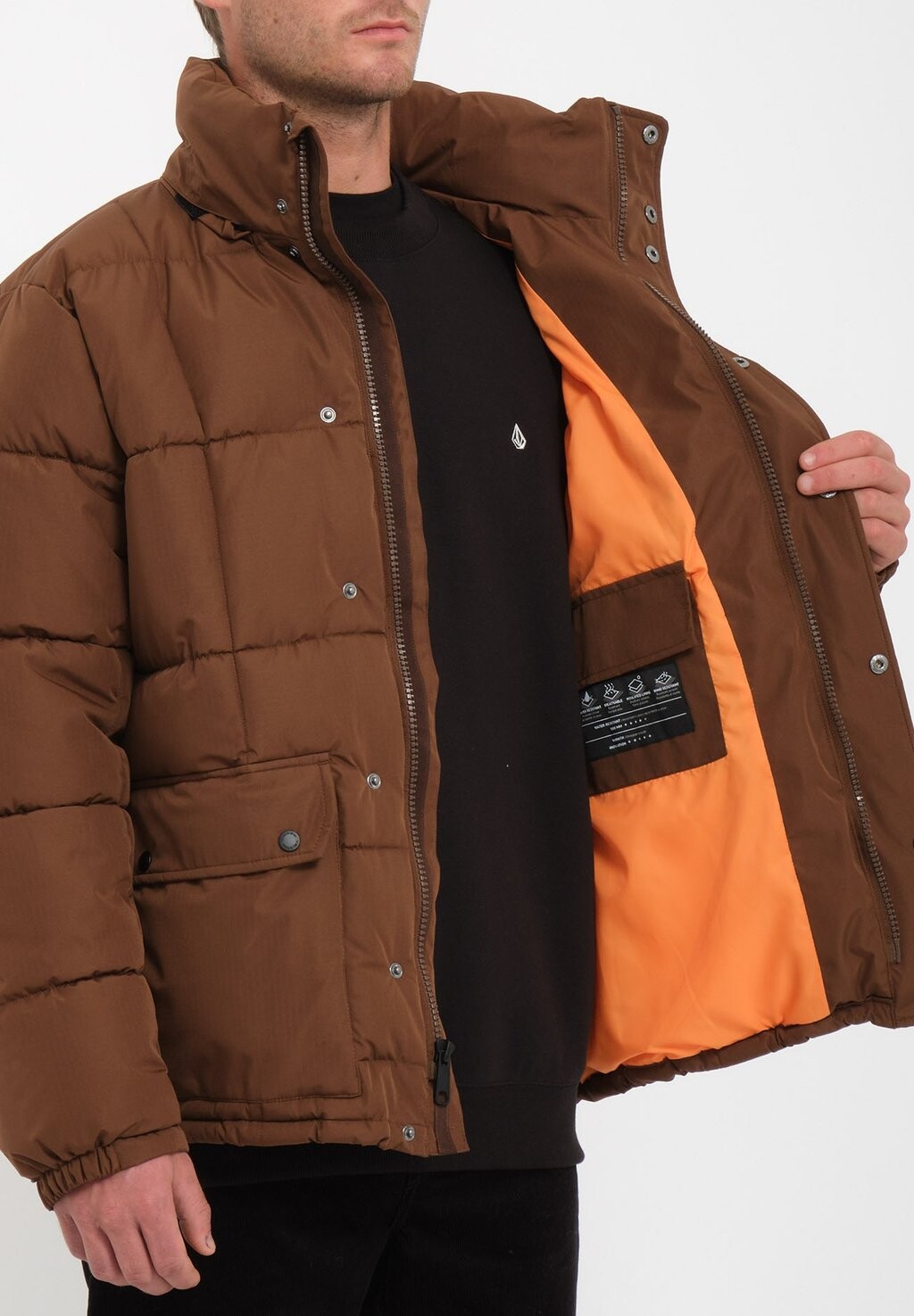 

Зимняя куртка PUFF SUPERSTONER II 5K Volcom, коричневый