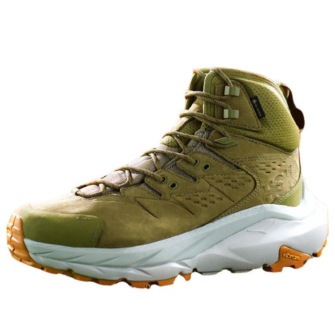 

Кроссовки HOKA ONE ONE Kaha 2 GTX Mid 'Green Moss Mercury', оливкого-зеленый