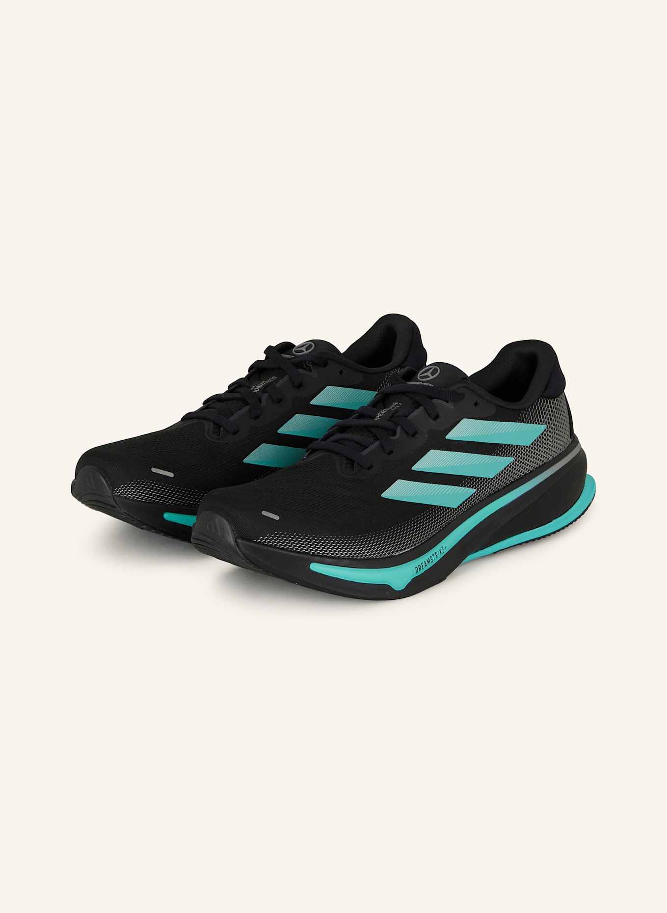 

Кроссовки Mercedes - AMG Petronas Formula One Team Supernova Rise 2 Adidas, мультиколор