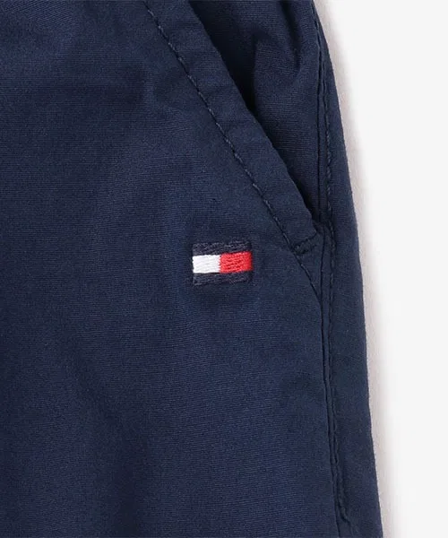 Детские брюки TOMMY HILFIGER хлопковые, тёмно-синие — фото 4