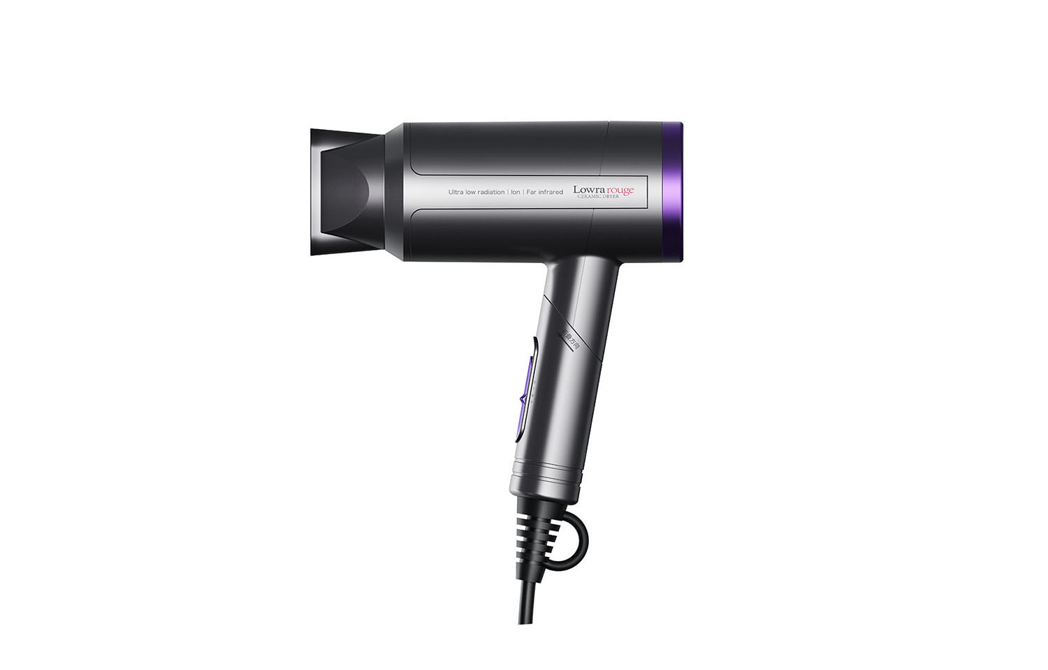 

Фен для волос 1000W с холодным и горячим воздухом CL 101 Lowra Rouge, Iron Sand Gray