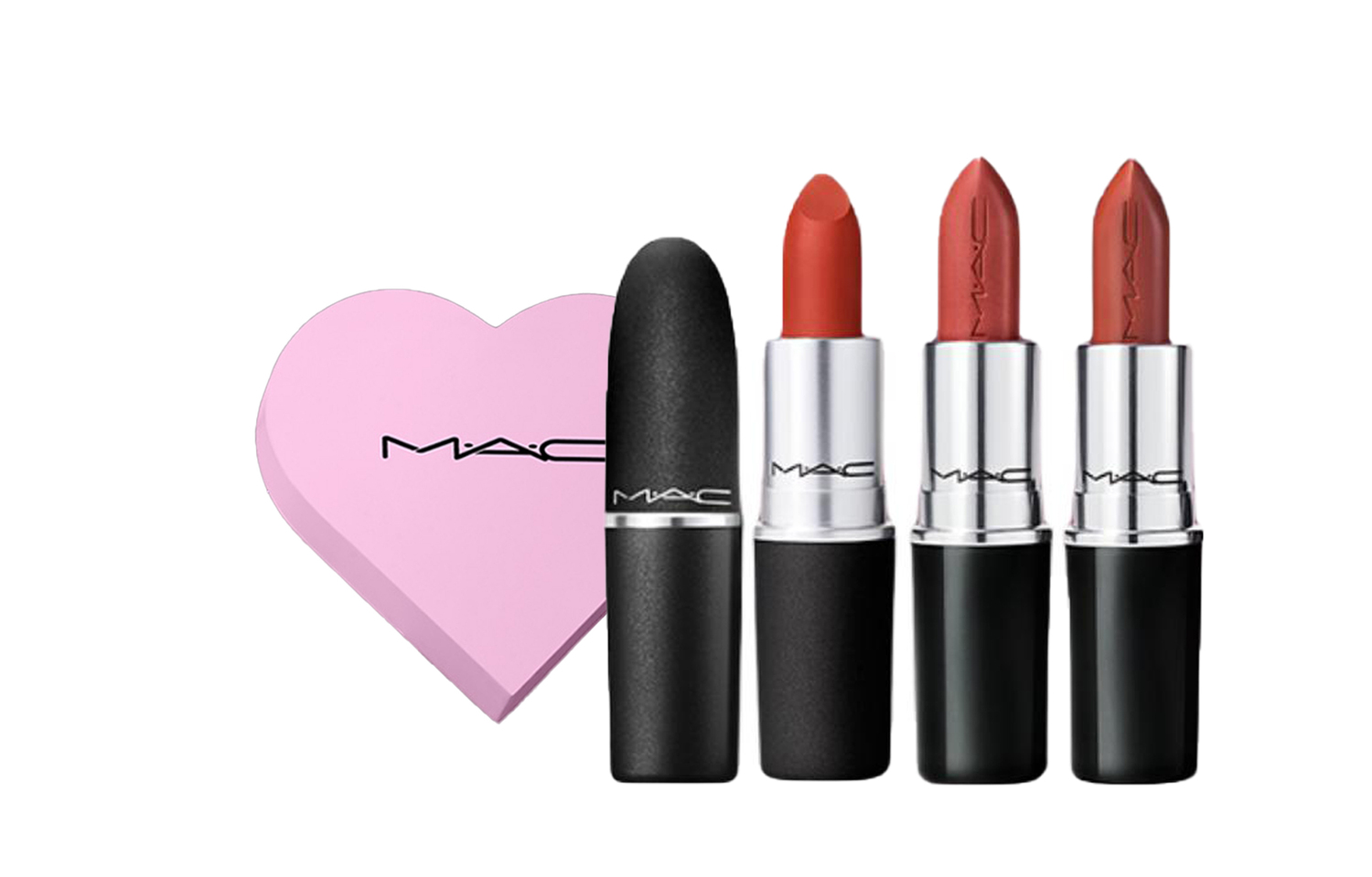 

Подарочный набор помад devoted love words легко растушевывается #316+#549+#544 MAC