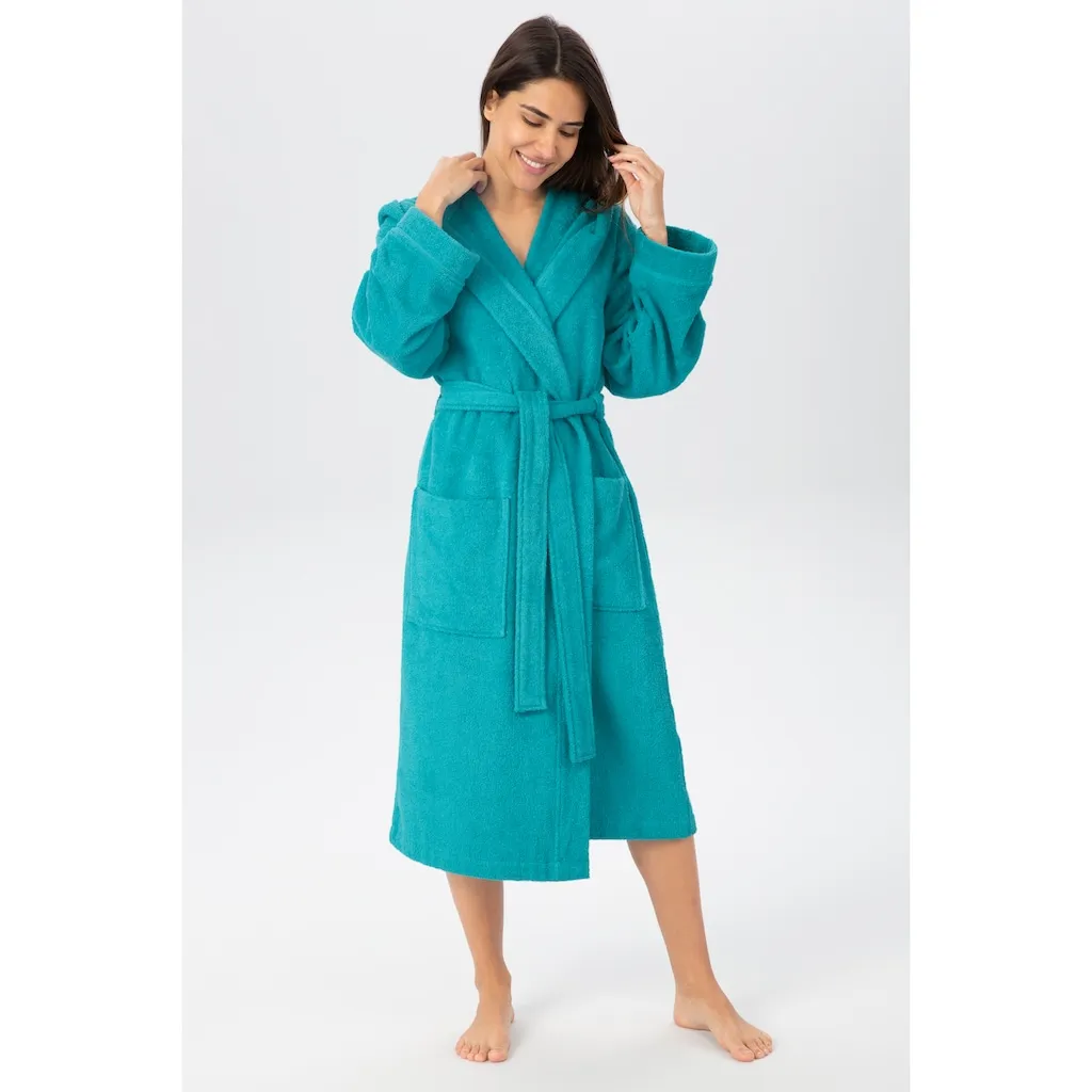 

Мой домашний унисекс-халат Sanremo, идеально подходит для сауны и СПА, гостиничный халат, утренний халат, 1 шт., с карманами, женские и мужские халаты, размеры S-3XL My Home, Aqua