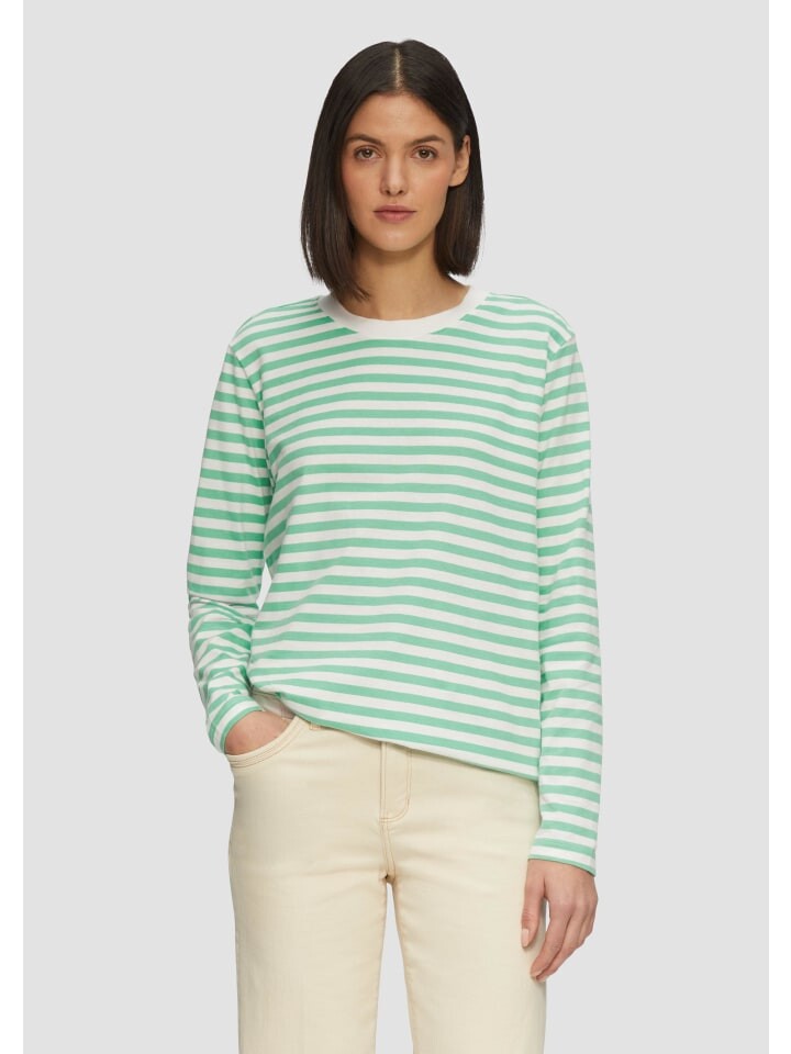 

Футболка s.Oliver T-Shirt langarm, зеленый