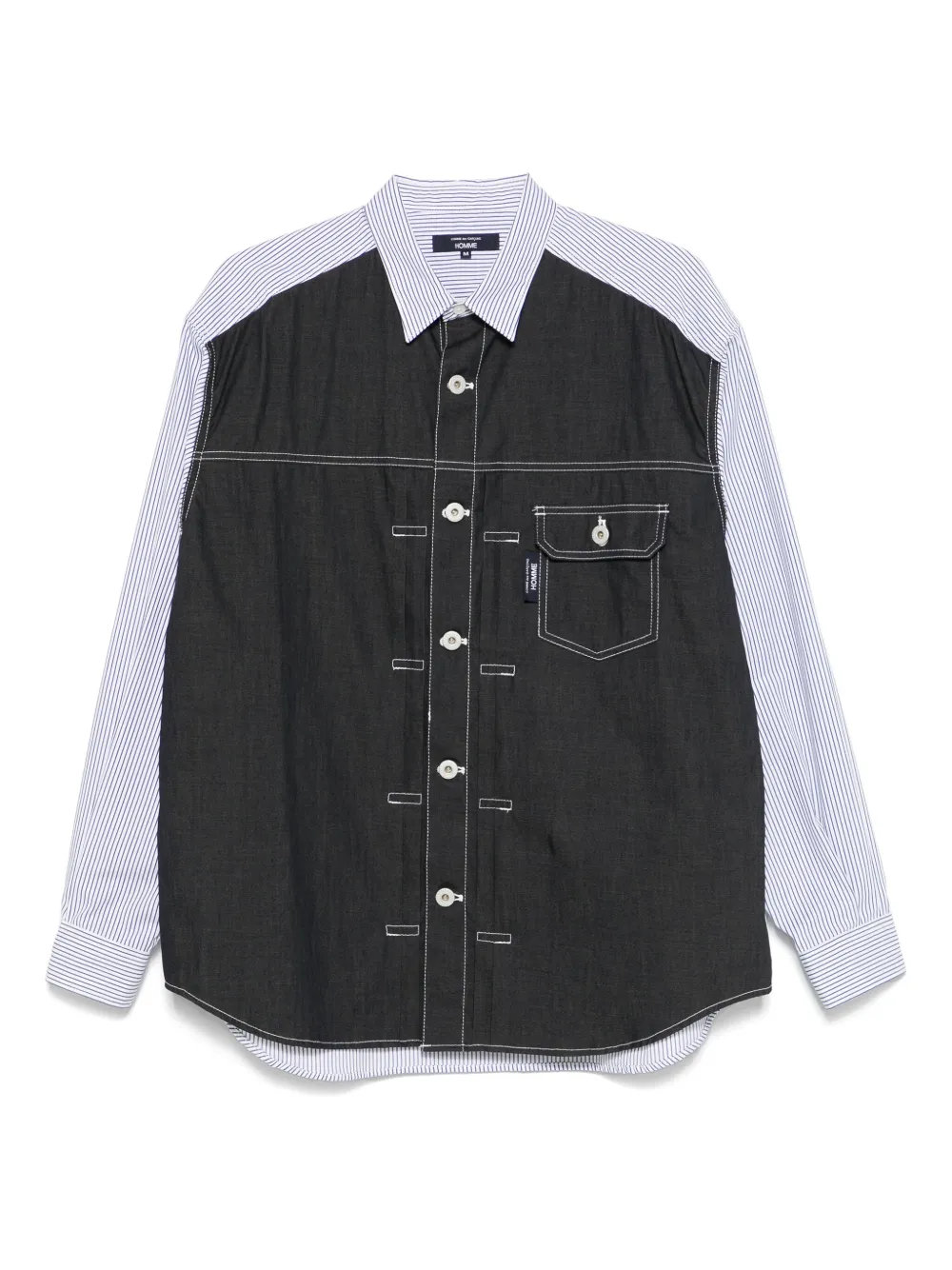 

Рубашка в полоску Comme des Garçons Homme, синий