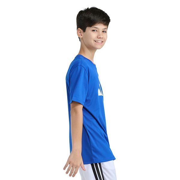 Футболка с коротким рукавом для мальчиков 8-20 Adidas, Team Royal Blue — фото 4