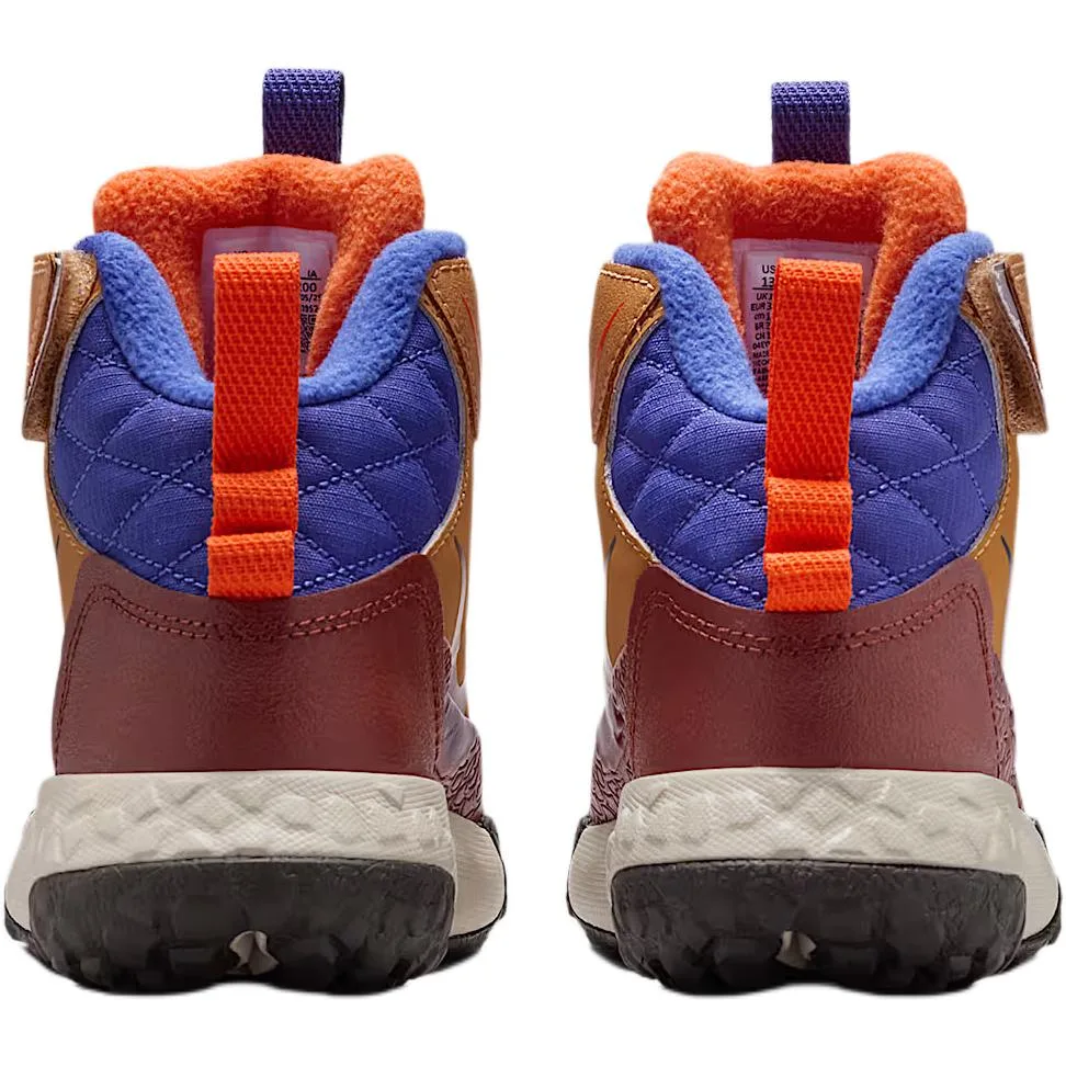 Детские кожаные кроссовки terrascout для детей 3-7 лет Nike, 200 Linen/Black/Eclipse Copper/Midnight Blue — фото 4