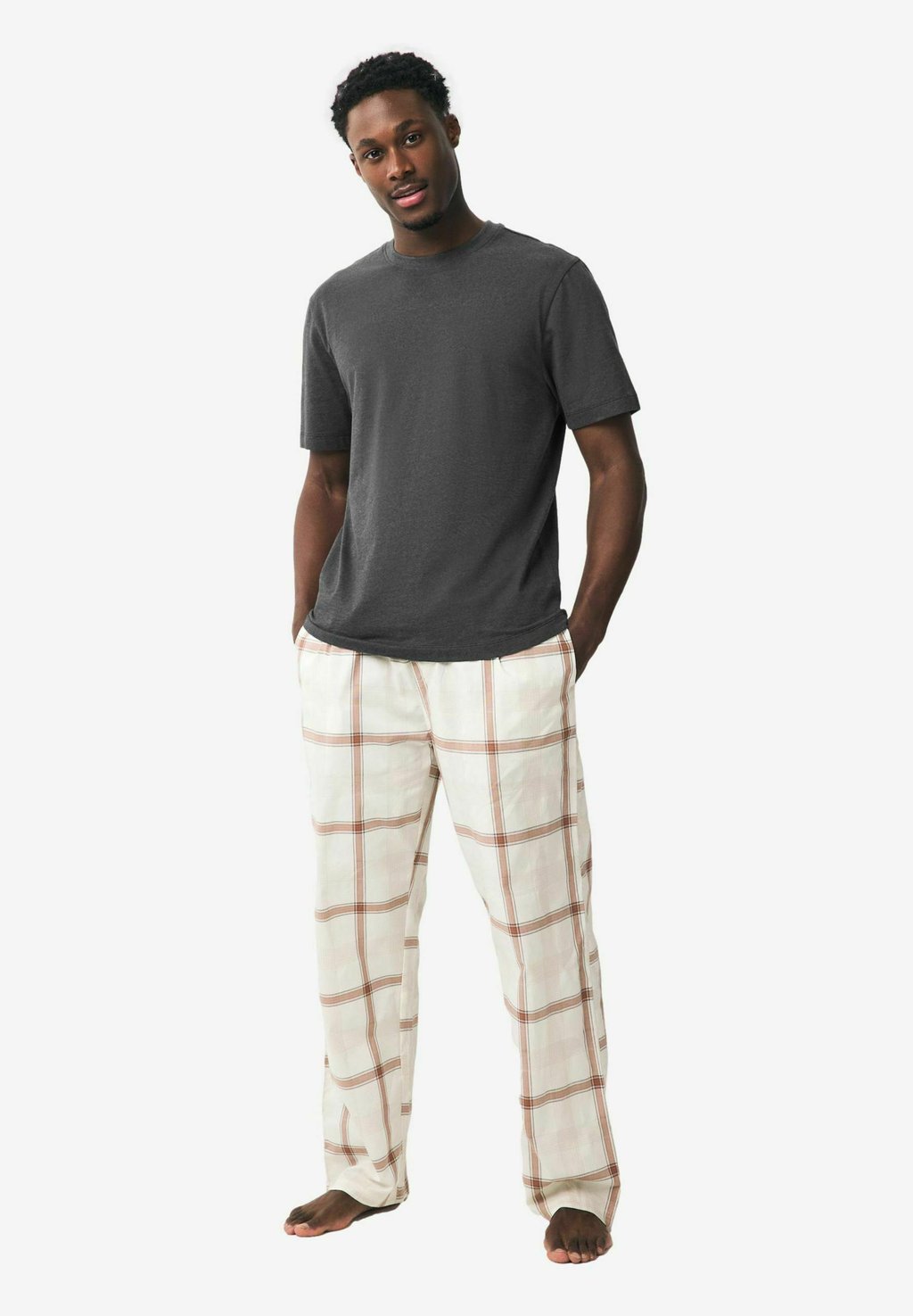 

Пижамный комплект REGULAR FIT - CHECK SHORT SLEEVE SET - Pyjamas Next, черный