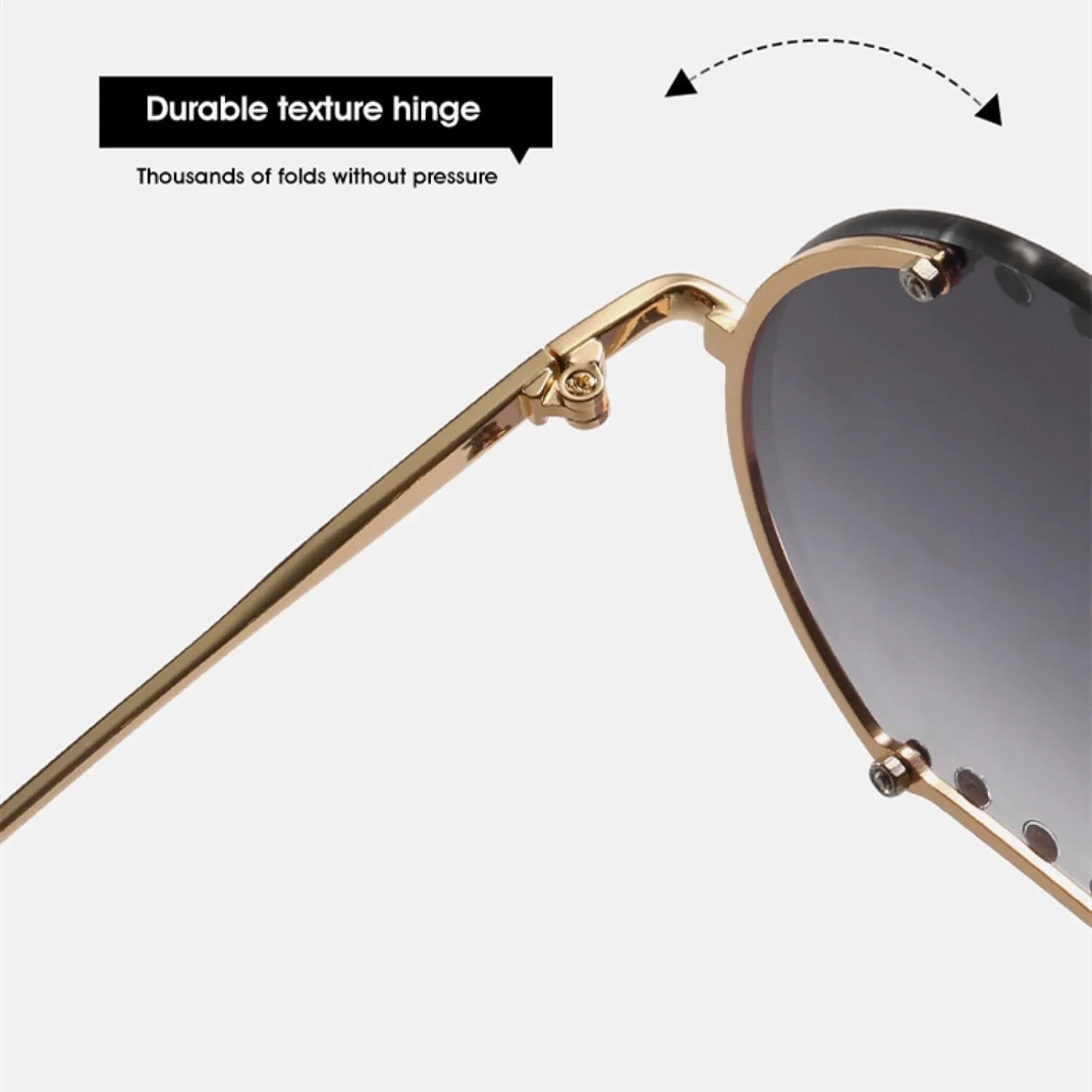 

Большие круглые солнцезащитные очки для женщин и мужчин, модные металлические очки, летние дорожные очки с защитой от УФ-излучения UV400 TKKTLLT, Gold Blue Pink