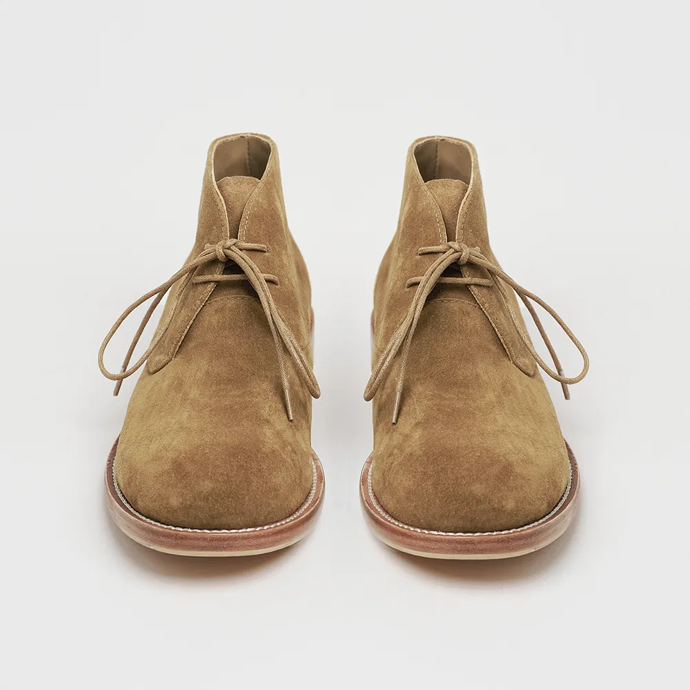 Мужские ботинки-чукка Uniform Chukka Boots бежевые от Lostgarden — фото 4