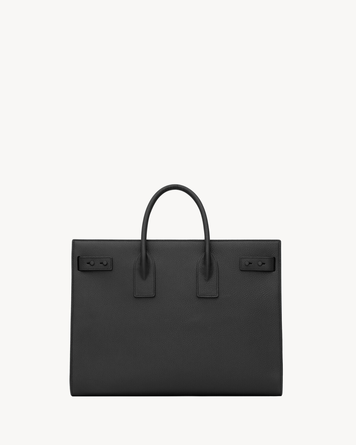 Сумка Sac de Jour Thin Large из зернистой кожи Saint Laurent, черный — фото 2
