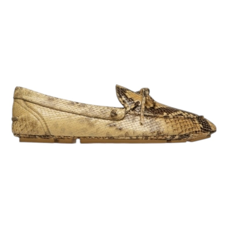 Bally Gaspar 6304341 Новые мужские мокасины Rhu из козьей кожи со змеиным принтом — фото 3
