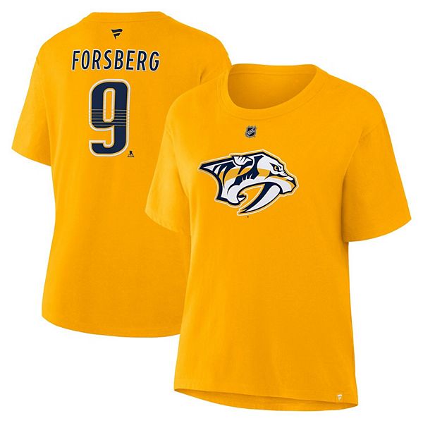 

Женская футболка Nashville Predators с именем и номером Filip Forsberg Fanatics