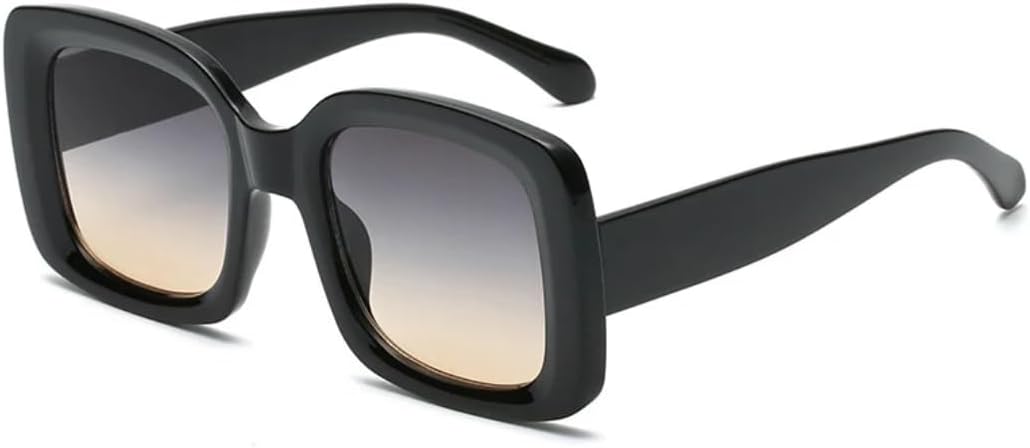 

Солнцезащитные очки Punk Square в большой оправе для женщин, роскошные мужские солнцезащитные очки для вождения, отдыха на природе, рыбалки, походов, защита от УФ-излучения UV400 TVTBBVV, Black Gray Tea