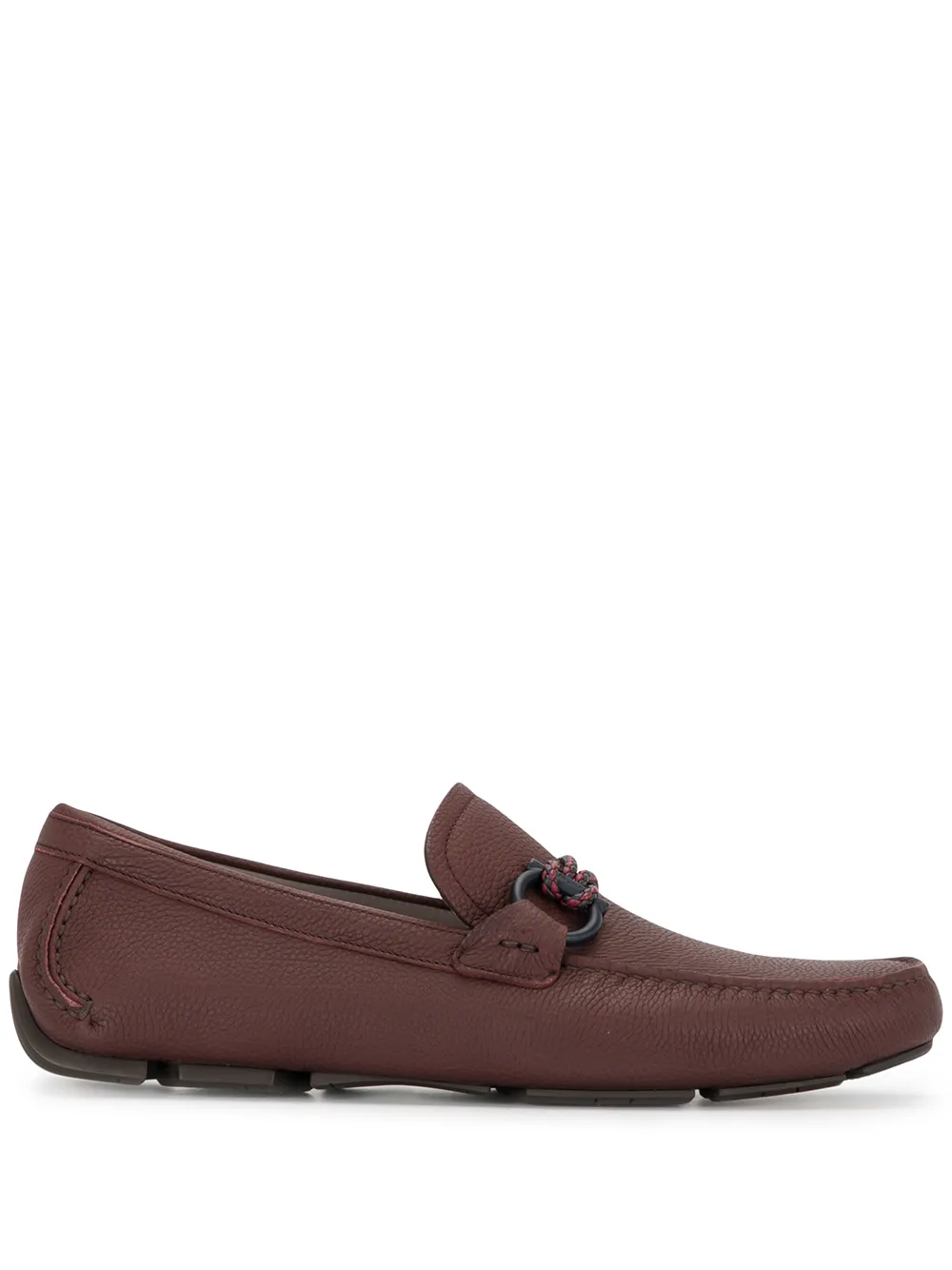 

Мокасины Driver Ferragamo, красный