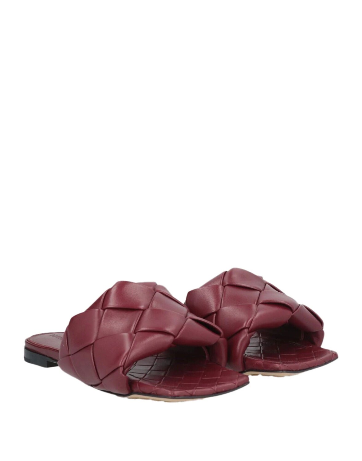 Сандалии Bottega Veneta, бордовый — фото 2