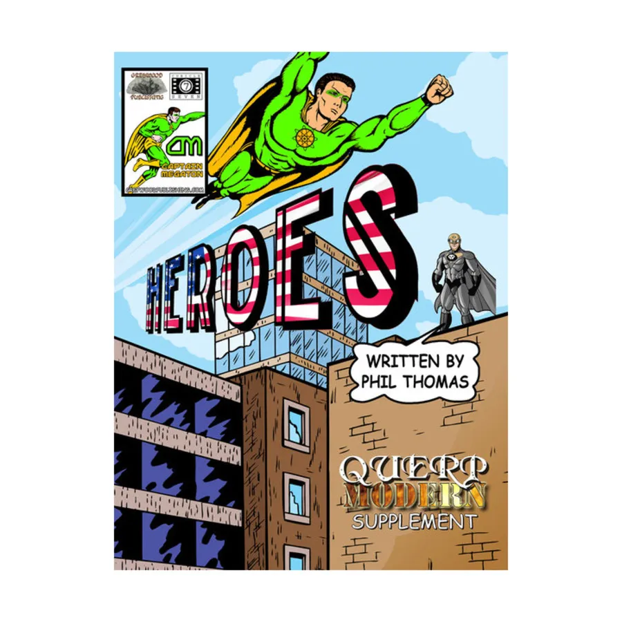 

QUERP Modern - Heroes, QUERP - Quick Easy Role Play (2nd Edition), мягкая обложка