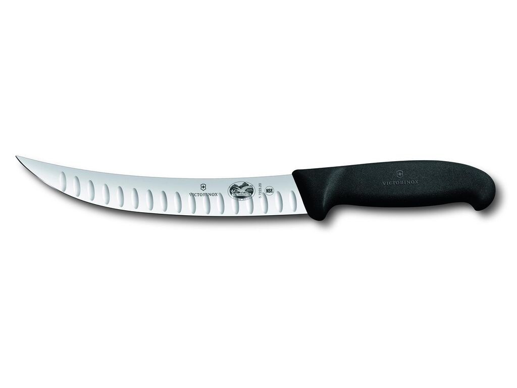 

Нож для убоя Fibrox, Кулленс., с протяжкой, узкий. Лезвие, 20см, чёрное Victorinox Swiss Army
